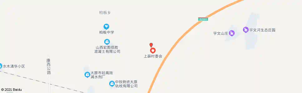 太原上薛村_公交站地图_太原公交_妙搜公交查询2025
