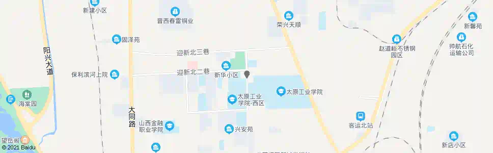 太原迎新苑_公交站地图_太原公交_妙搜公交查询2025