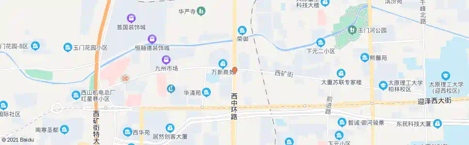 太原西矿街窊流路口_公交站地图_太原公交_妙搜公交查询2025