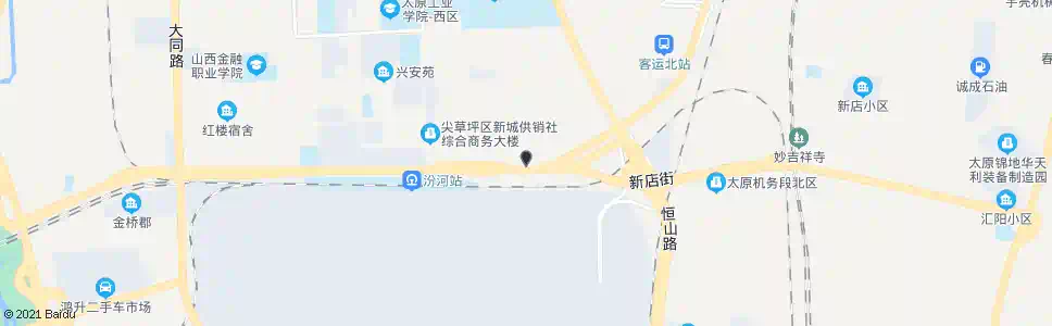 太原新城南门_公交站地图_太原公交_妙搜公交查询2025