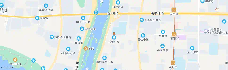 太原晋阳街滨河东路口_公交站地图_太原公交_妙搜公交查询2025