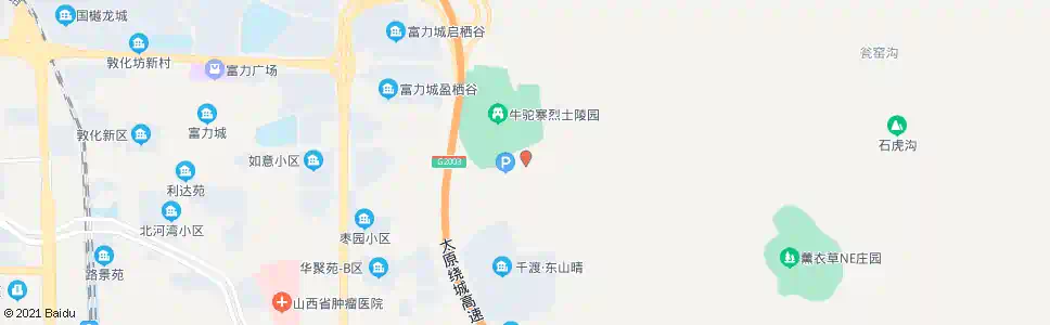 太原牛陀寨烈士陵园_公交站地图_太原公交_妙搜公交查询2025