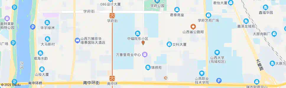 太原体育路许坦西街口_公交站地图_太原公交_妙搜公交查询2025