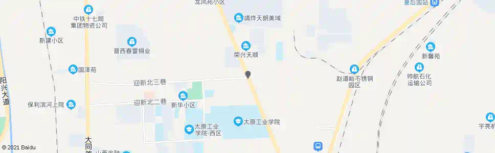 太原新兰路迎新北三巷口_公交站地图_太原公交_妙搜公交查询2025
