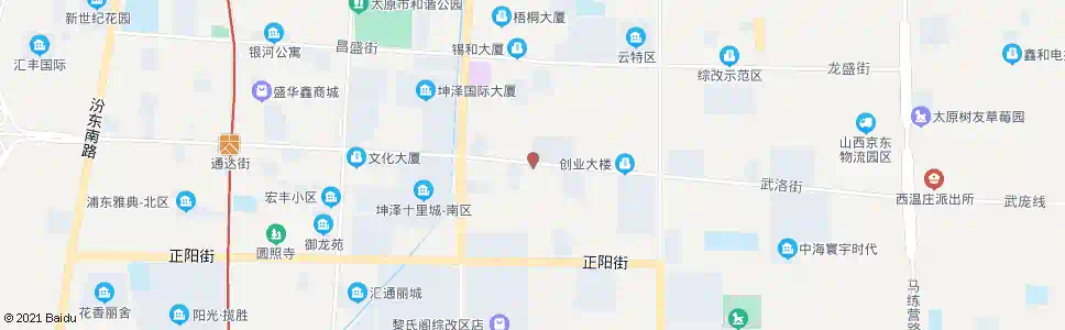 太原唐明路武洛街口_公交站地图_太原公交_妙搜公交查询2025