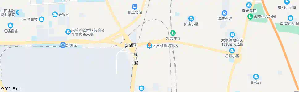 太原北机务段_公交站地图_太原公交_妙搜公交查询2025