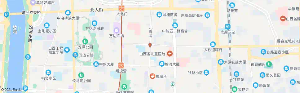 太原北肖墙坝陵南街口口_公交站地图_太原公交_妙搜公交查询2025