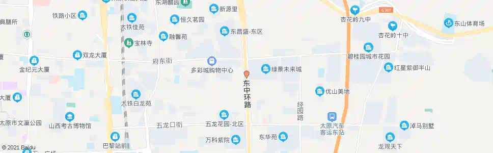 太原东环路口_公交站地图_太原公交_妙搜公交查询2025