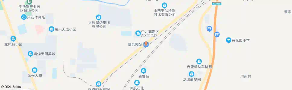 太原皇后园_公交站地图_太原公交_妙搜公交查询2025