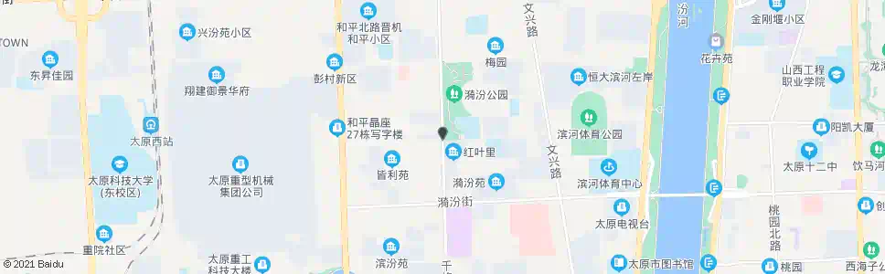 太原千峰北路彭西四巷口_公交站地图_太原公交_妙搜公交查询2025