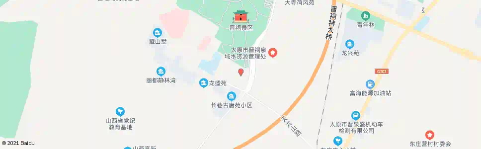 太原晋祠新镇_公交站地图_太原公交_妙搜公交查询2025