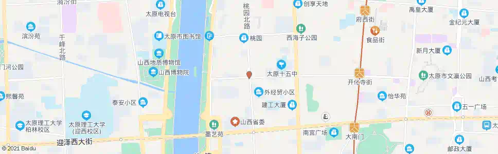 太原桃园北路水西关街口_公交站地图_太原公交_妙搜公交查询2025