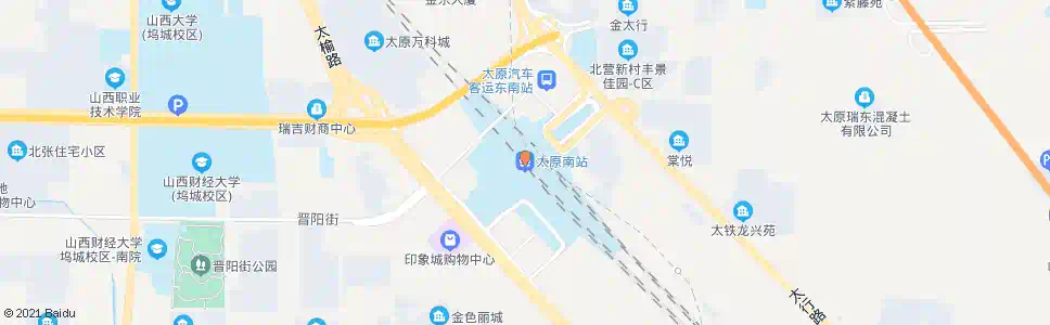 太原南街_公交站地图_太原公交_妙搜公交查询2025