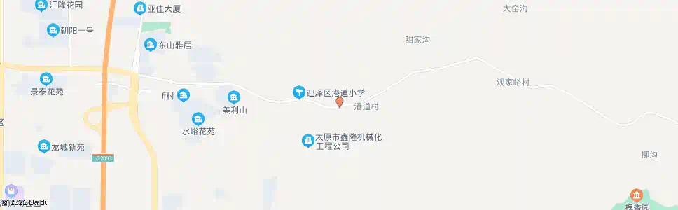 太原港道_公交站地图_太原公交_妙搜公交查询2025