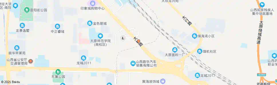 太原太榆路荣军南街口_公交站地图_太原公交_妙搜公交查询2025