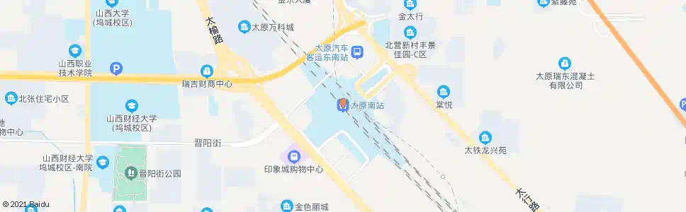 太原南社北_公交站地图_太原公交_妙搜公交查询2025