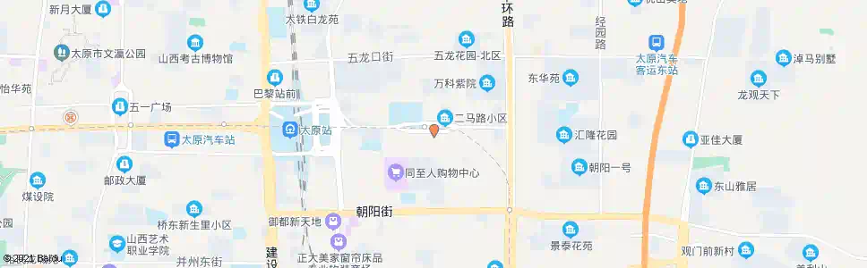 太原双塔铁路宿舍_公交站地图_太原公交_妙搜公交查询2025