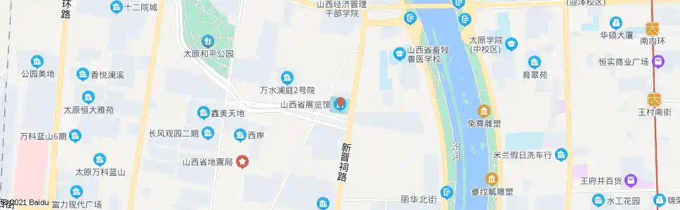 太原省展览馆_公交站地图_太原公交_妙搜公交查询2025