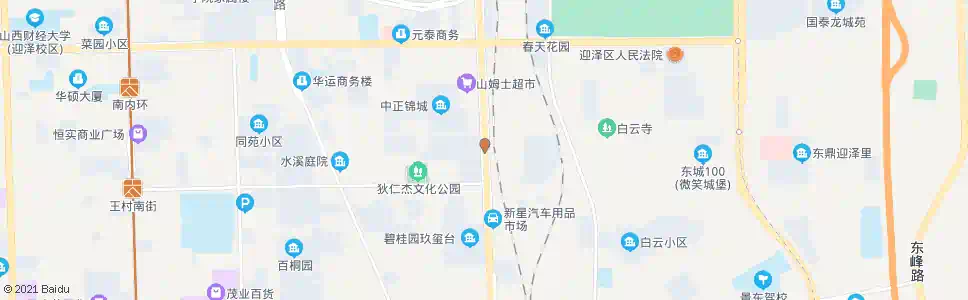 太原南十方街建设南路口_公交站地图_太原公交_妙搜公交查询2025