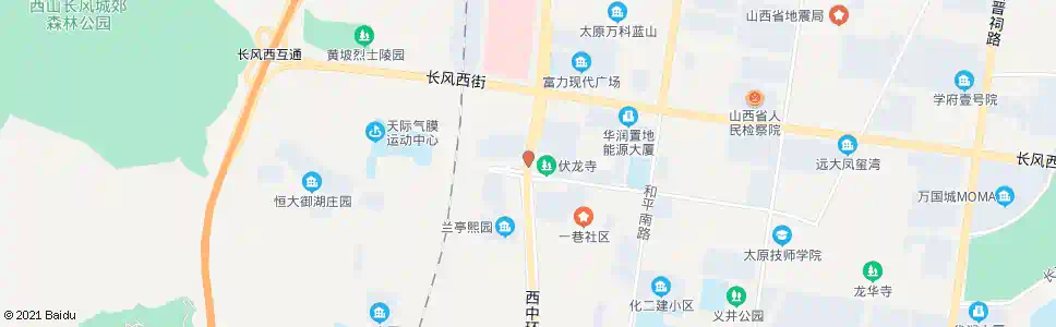太原西中环义井街口_公交站地图_太原公交_妙搜公交查询2025
