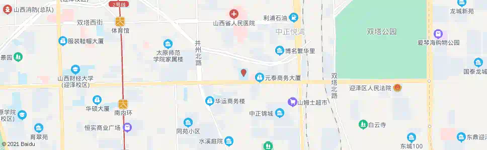 太原省贸易学校(南内环街东岗路口)_公交站地图_太原公交_妙搜公交查询2025