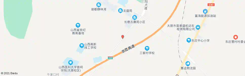 太原三家村_公交站地图_太原公交_妙搜公交查询2025
