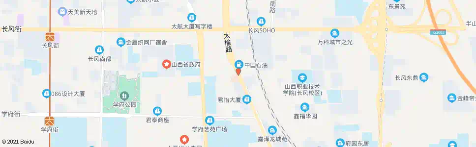 太原太榆路坞城东街口_公交站地图_太原公交_妙搜公交查询2025
