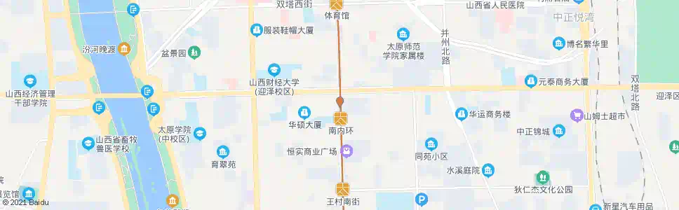 太原长治路南内环街口_公交站地图_太原公交_妙搜公交查询2025