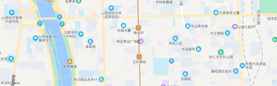 太原长治路王村北街口_公交站地图_太原公交_妙搜公交查询2025