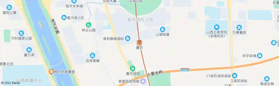 太原嘉节_公交站地图_太原公交_妙搜公交查询2025