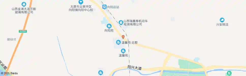 太原北下温_公交站地图_太原公交_妙搜公交查询2025