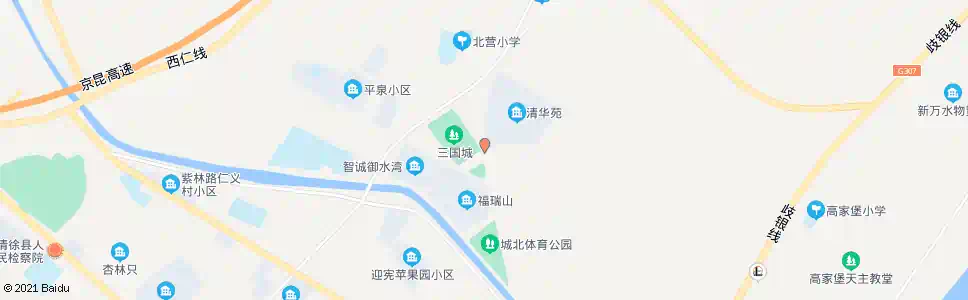 太原清华苑_公交站地图_太原公交_妙搜公交查询2025
