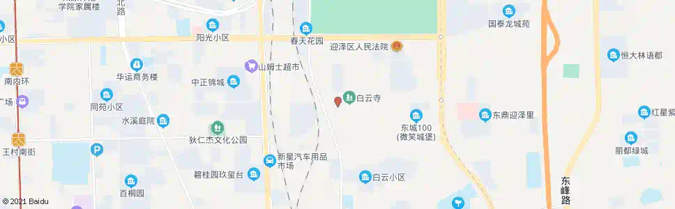 太原白云寺_公交站地图_太原公交_妙搜公交查询2025