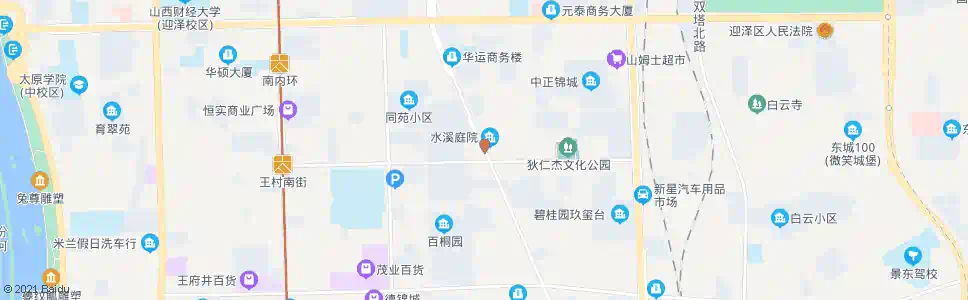 太原并州南路狄村街口_公交站地图_太原公交_妙搜公交查询2025