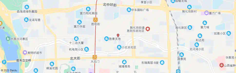 太原营西街_公交站地图_太原公交_妙搜公交查询2025