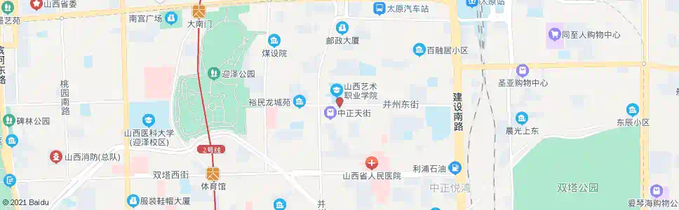 太原并州东街并州路口_公交站地图_太原公交_妙搜公交查询2025