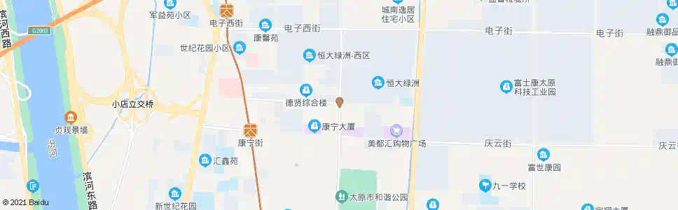 太原真武路富康街口_公交站地图_太原公交_妙搜公交查询2025