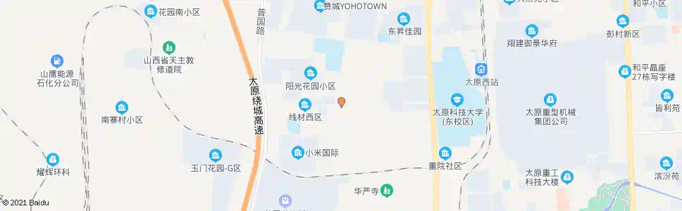 太原东南社_公交站地图_太原公交_妙搜公交查询2025