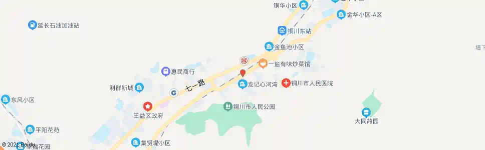 铜川玉华小区_公交站地图_铜川公交_妙搜公交查询2025