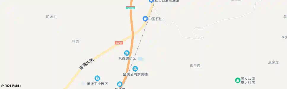 铜川黄堡火车站_公交站地图_铜川公交_妙搜公交查询2025