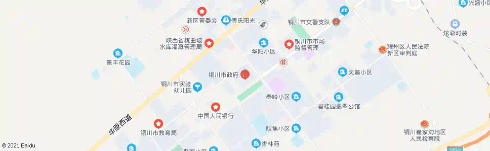 铜川市政府_公交站地图_铜川公交_妙搜公交查询2025