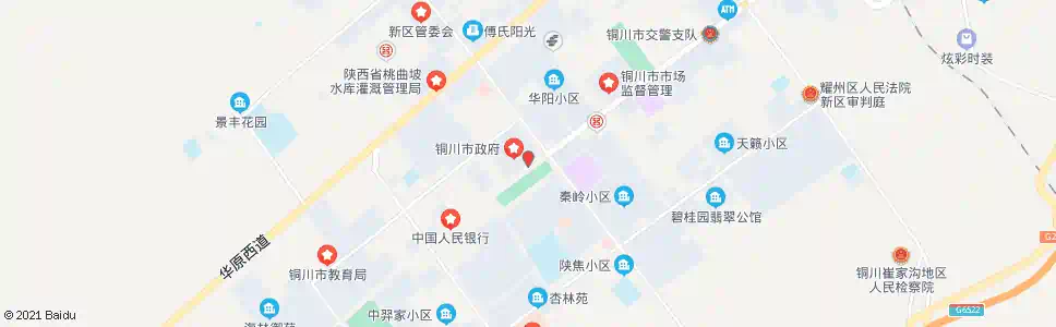 铜川甘草巷_公交站地图_铜川公交_妙搜公交查询2025