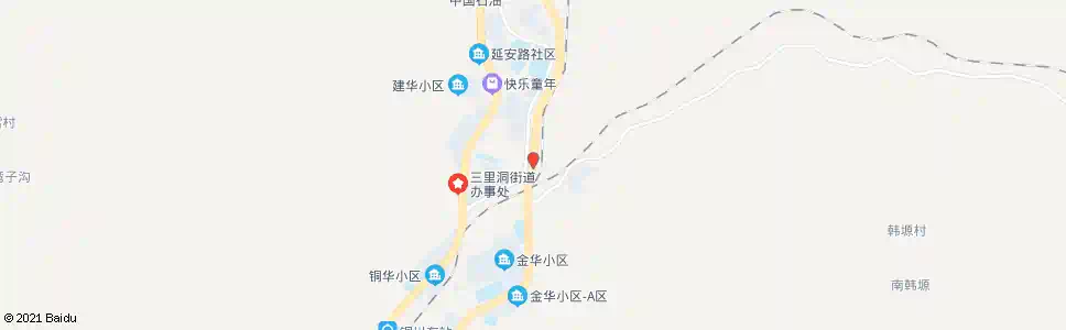 铜川二建小区_公交站地图_铜川公交_妙搜公交查询2025
