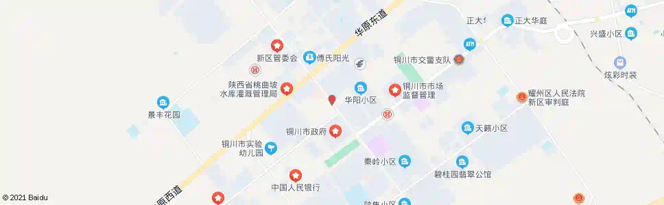铜川华阳小区_公交站地图_铜川公交_妙搜公交查询2025