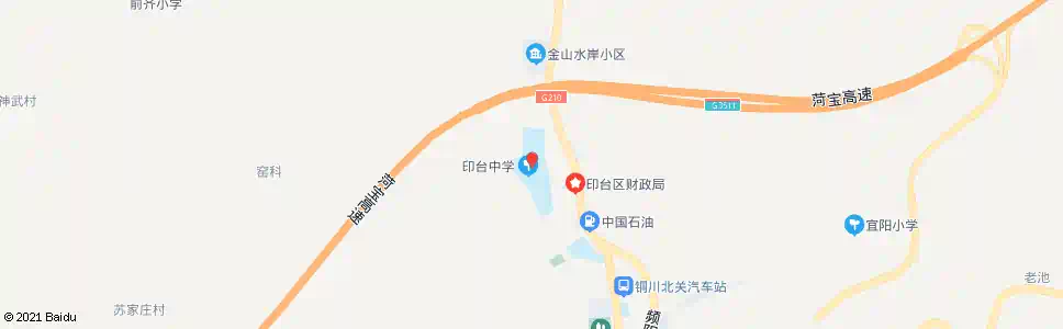铜川泰山中学路口_公交站地图_铜川公交_妙搜公交查询2025