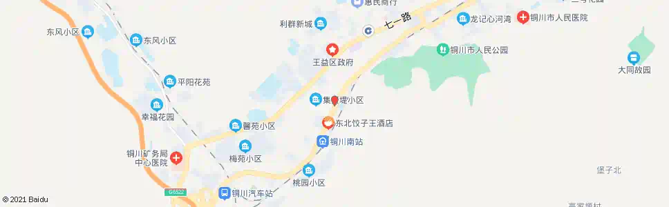 铜川公交公司(宜园路)_公交站地图_铜川公交_妙搜公交查询2025