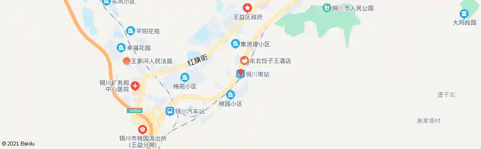 铜川铜川南站_公交站地图_铜川公交_妙搜公交查询2025