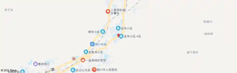 铜川金华小区_公交站地图_铜川公交_妙搜公交查询2025