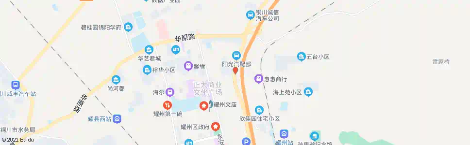 铜川征稽处_公交站地图_铜川公交_妙搜公交查询2025