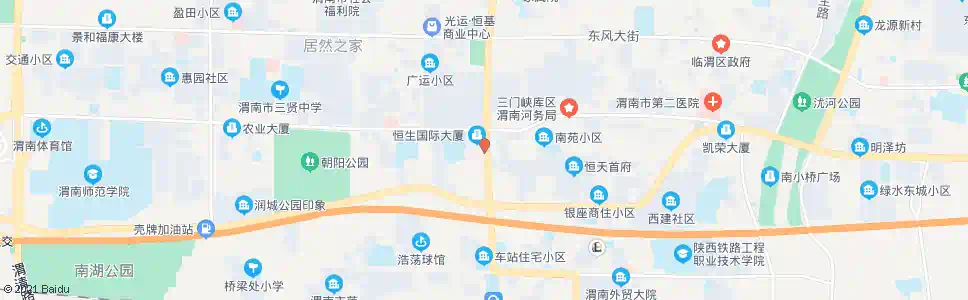 渭南前进路十字_公交站地图_渭南公交_妙搜公交查询2025